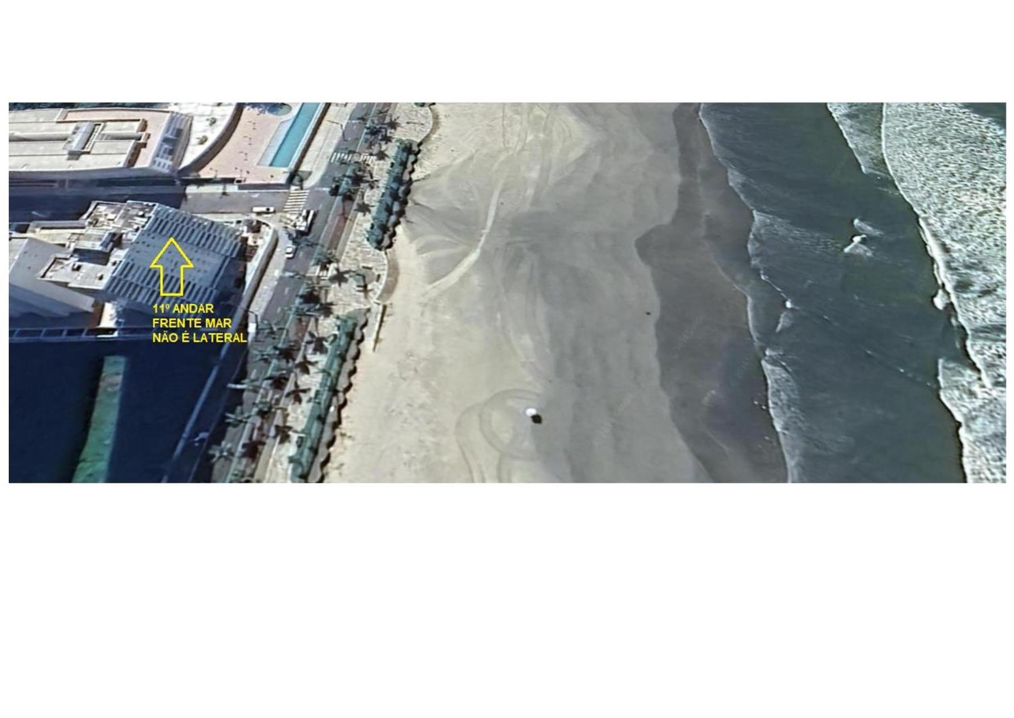Apartamento Frente Mar Pe Na Areia Praia Grande  Zewnętrze zdjęcie